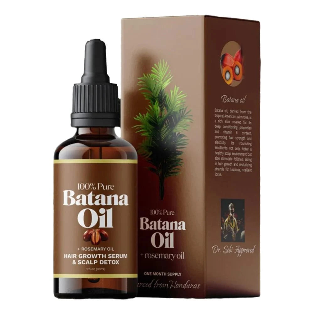 30ml/59ml Batana Rosemary Mint Scalp Hair Strengthening Oil Biotin Essential