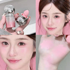 Velvet Liquid Blush Matte Sponge Head Blush Natural Lasting Brighten Facial