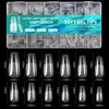 600Pcs Transparent Stiletto Press On Nails Soft Gel Nail Tips Full Cover Extension False Nail Wholesale