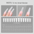 360PCS Clear French Press-On Nails | 12 Size Acrylic Tips