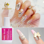 15G Nail Glue for Press-On Nails | Brush On Strong Adhesive