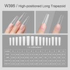 360PCS Clear French Press-On Nails | 12 Size Acrylic Tips