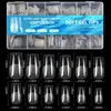 600Pcs Transparent Stiletto Press On Nails Soft Gel Nail Tips Full Cover Extension False Nail Wholesale