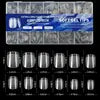 600Pcs Transparent Stiletto Press On Nails Soft Gel Nail Tips Full Cover Extension False Nail Wholesale