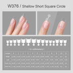 360PCS Clear French Press-On Nails | 12 Size Acrylic Tips