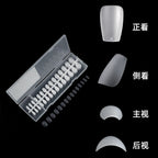 300PCS Frosted Clear Press-On Nails | 18 Style Acrylic Tips