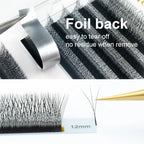 NAGARAKU Automatic Flowering W Shape Bloom 3D 4D 5D 6D Premade Fans Eyelash