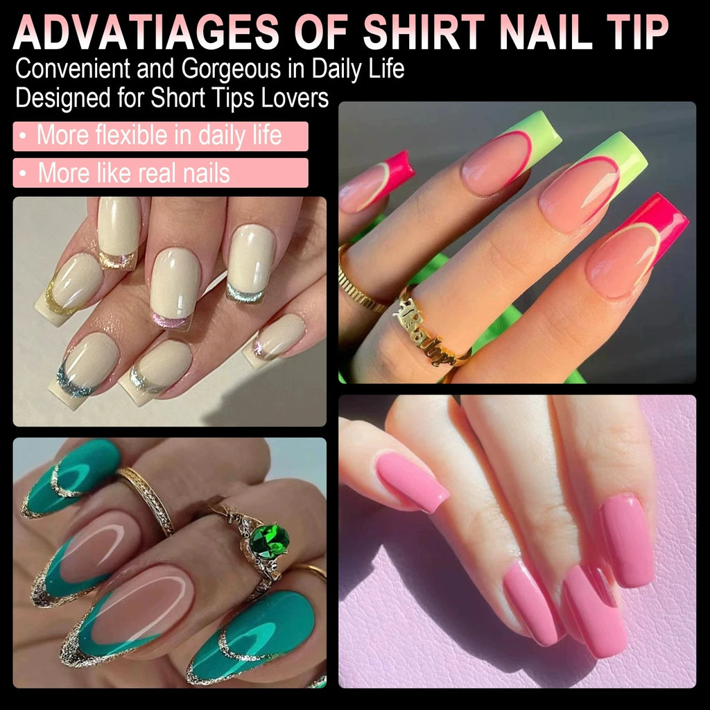 600Pcs Transparent Stiletto Press On Nails Soft Gel Nail Tips Full Cover Extension False Nail Wholesale