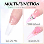 15G Solid Nail Gel Glue | Strong UV Cure Press-On Adhesive