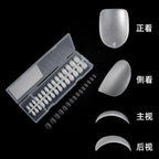 300PCS Frosted Clear Press-On Nails | 18 Style Acrylic Tips