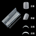 300PCS Frosted Clear Press-On Nails | 18 Style Acrylic Tips