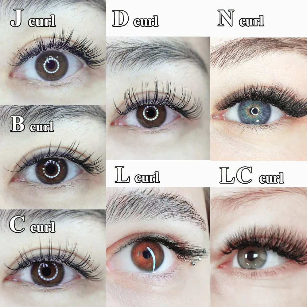 NAGARAKU 16Rows Classic Individual Lash Extensions Matte Black