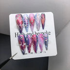3D Handmade Press-On Acrylic Press-On Nails Luxury
