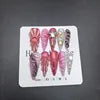 10Pcs 3D Press on Nails Long Pointed False Nails Are Popular in Europe and America Beauty Products Support Customized Styles