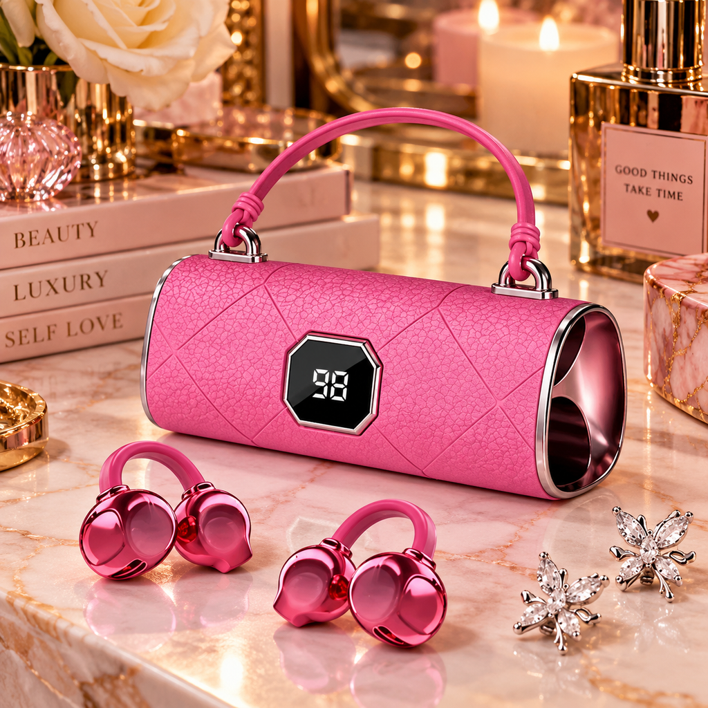 2026 Wireless Bluetooth Clip On Earbuds Noise Reduction Compact Fashion