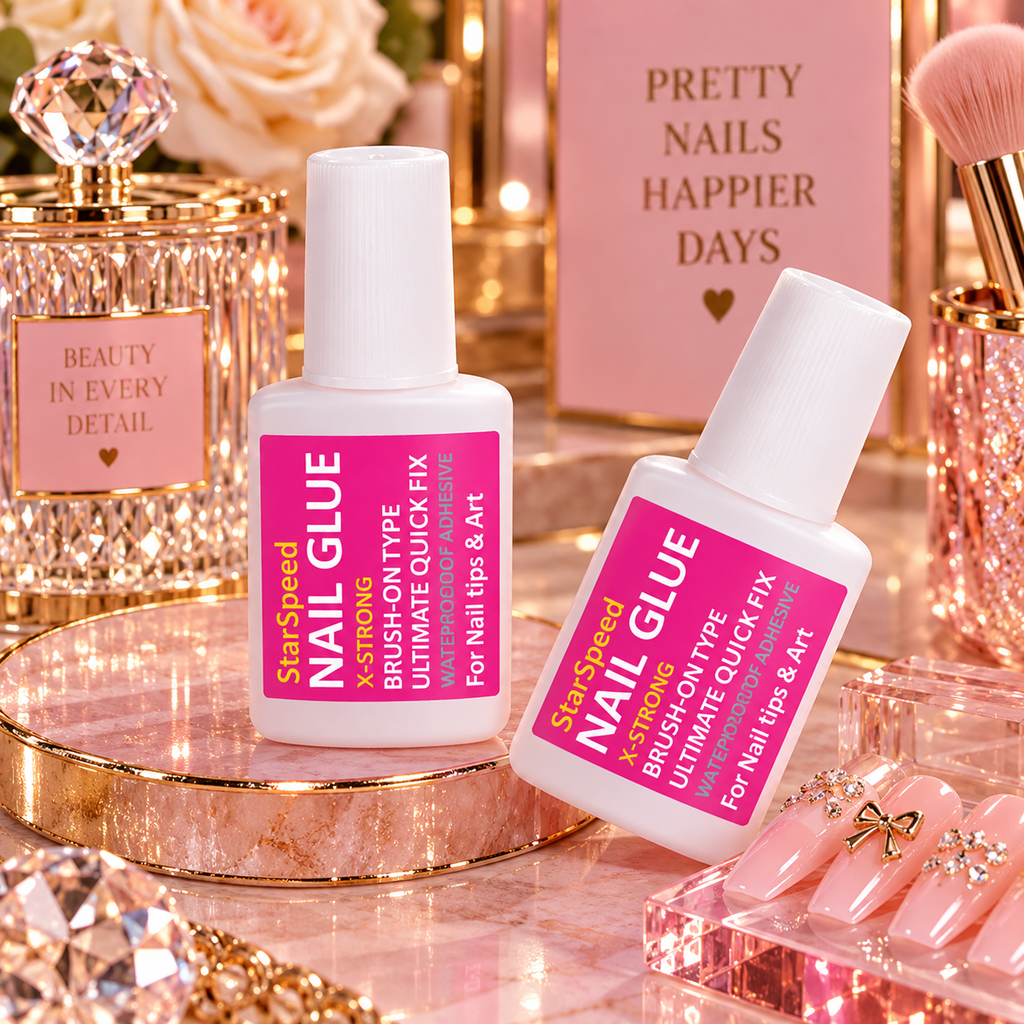15G Nail Glue for Press-On Nails | Brush On Strong Adhesive