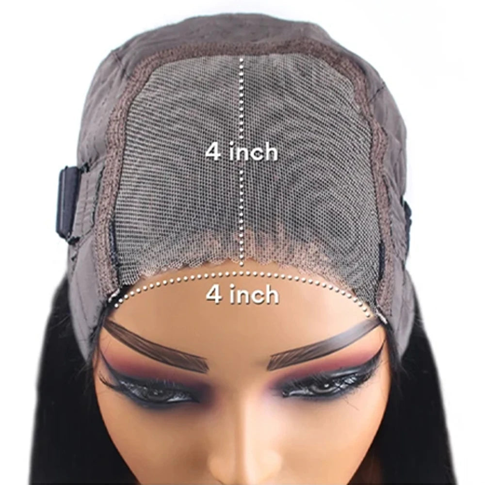 Glueless Body Wave Human Hair Wig 18 40" HD Lace