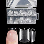 120PCS Full Cover Press-On Nail Tips Stiletto Almond Square Coffin French False