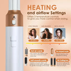 5-in-1 Hot Air Styling Brush Set – Dryer, Curler & Straightener