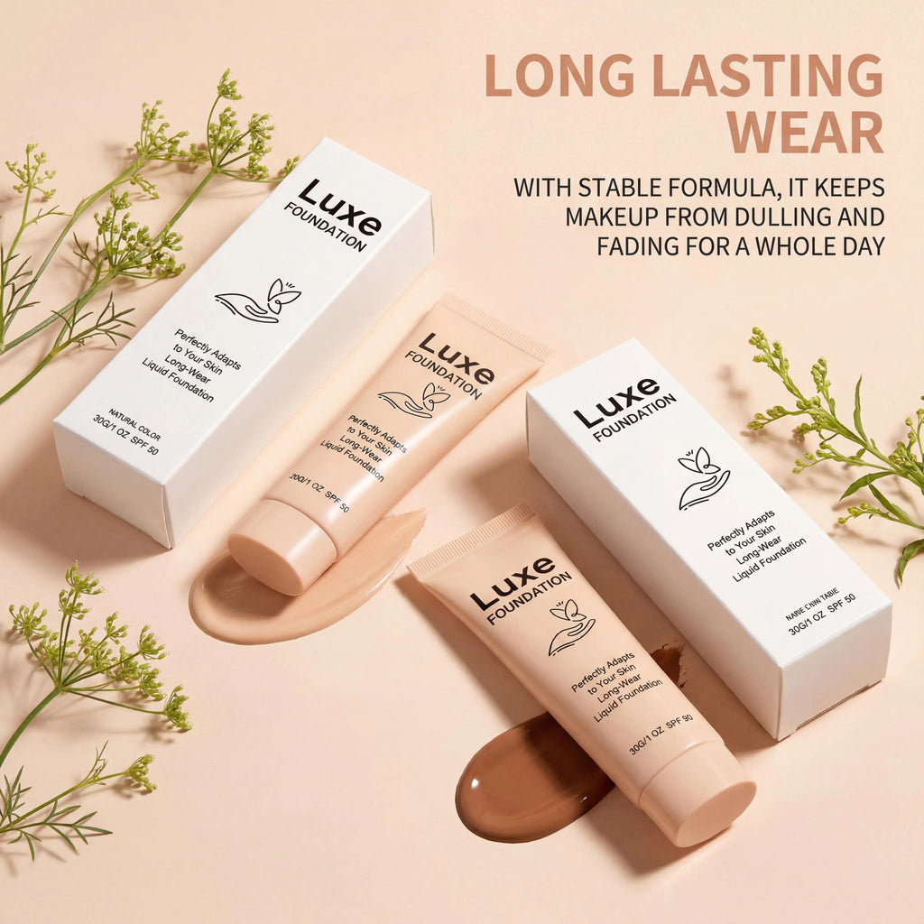 SPF 50 Color-Changing Foundation – Self-Adjusting Skin Tone Makeup