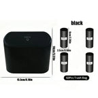 Mini Car Trash Can Leakproof Portable Waste Bin with Thick Garbage Bags