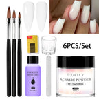 Acrylic Nail Kit | Acrylic Powder Liquid & Brush Nail Extension
