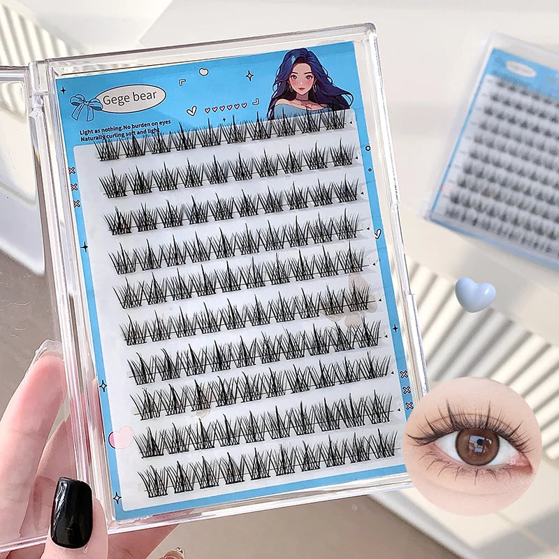 Gege Bear Sunflower False Eyelashes: Fairy Big Eyes, Trilogy False Eyelashes