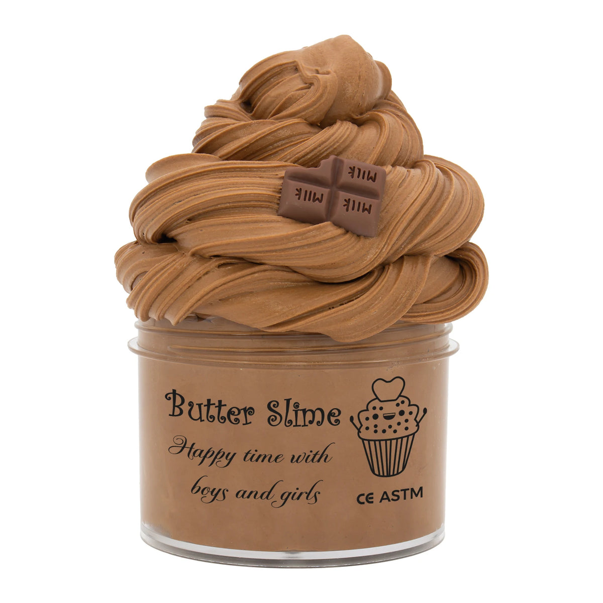 70ml Chocolate Cookie Butter Slime Kit | Scented Fluffy Putty