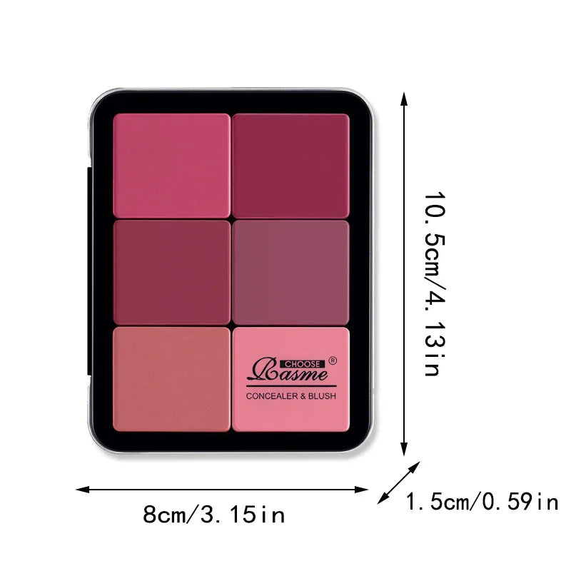 12 Color Concealer and Blush Palette Matte and Highlight Contour Makeup Rouge
