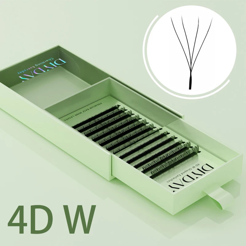 DIYDAY W Shape Eyelash Extension 3d 4d 5d 6d 7d 8d W Lashes Natural Soft