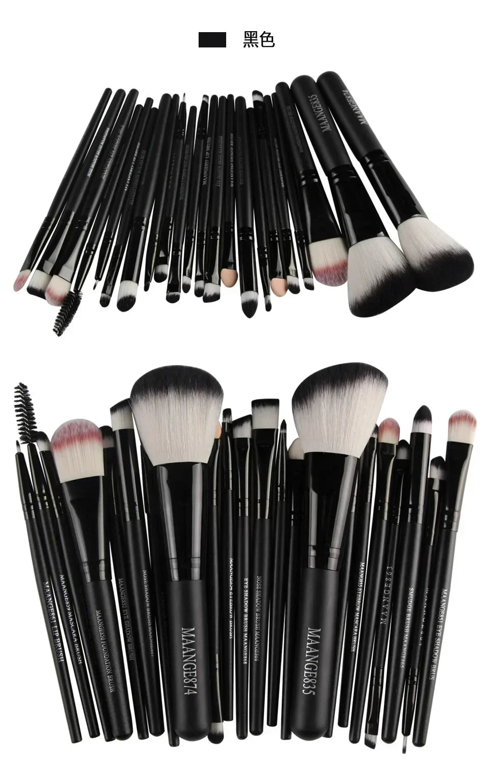 Professional Makeup Brush Set – 3pc, 13pc & 22pc Beauty Tool Kits