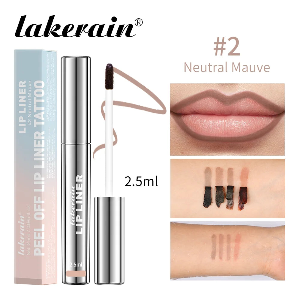 Waterproof Lip Liner Peel Off Tattoo Lipgloss Waterproof Long Lasting Matte Lip