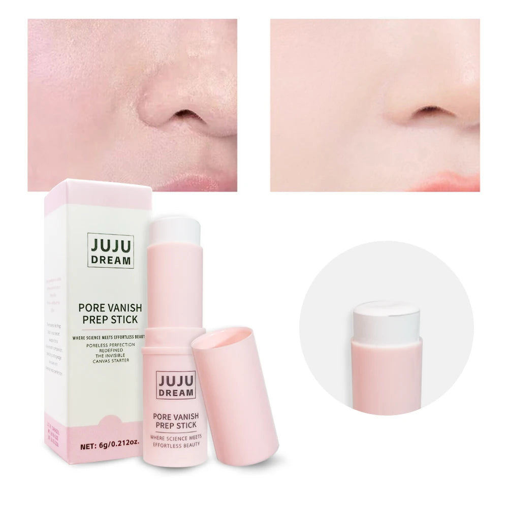 Invisible pore-blurring primer stick single