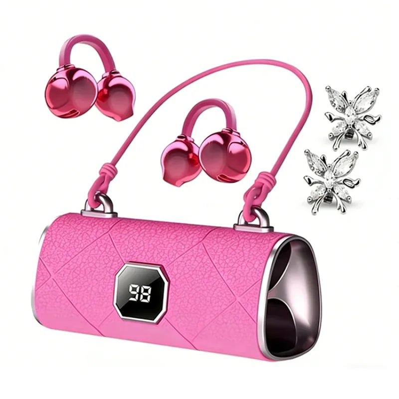 2026 Wireless Bluetooth Clip On Earbuds Noise Reduction Compact Fashion