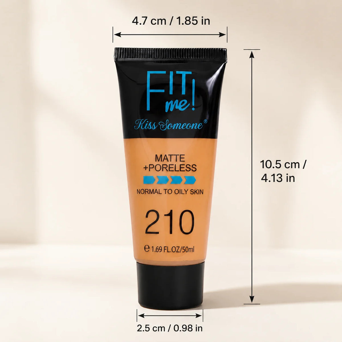 Full Coverage Foundation for Deep Skin Tones – Hydrating Oil-Control Makeup
