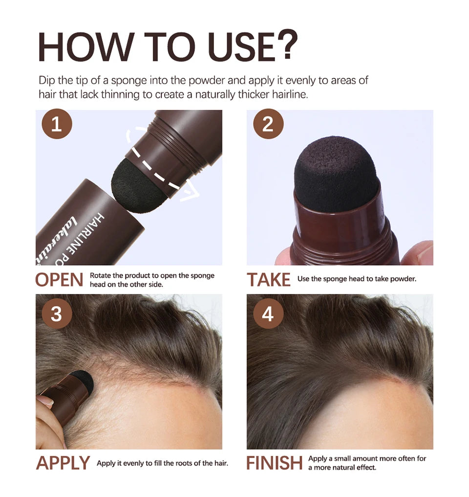 Waterproof Hairline & Root Concealer Stick – Instant Grey Coverage