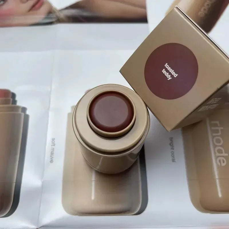 Rhod Pocket Blush LIP Stick Lip And Cheek Hydrating Stick Natural Blush