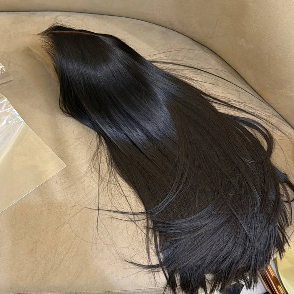 40" HD Lace Front Brazilian Human Hair Wig 250% Density
