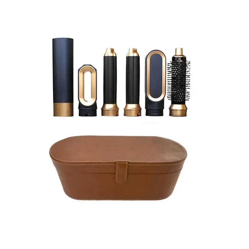 5-in-1 hot air styling brush Gold Blue Set 2