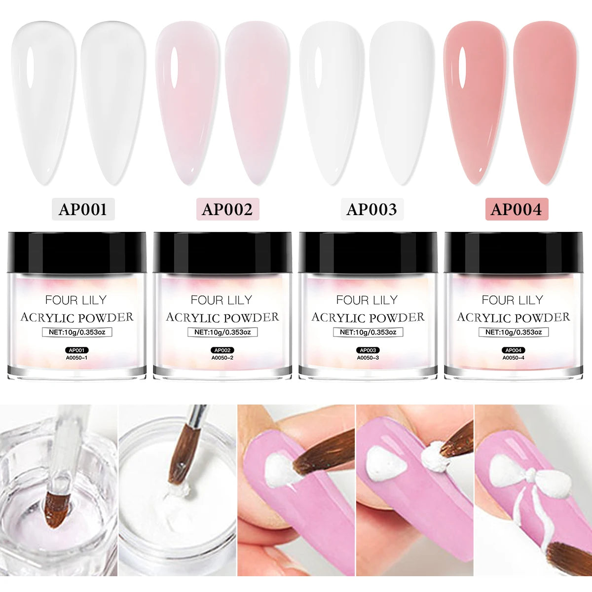 Acrylic Nail Kit | Acrylic Powder Liquid & Brush Nail Extension