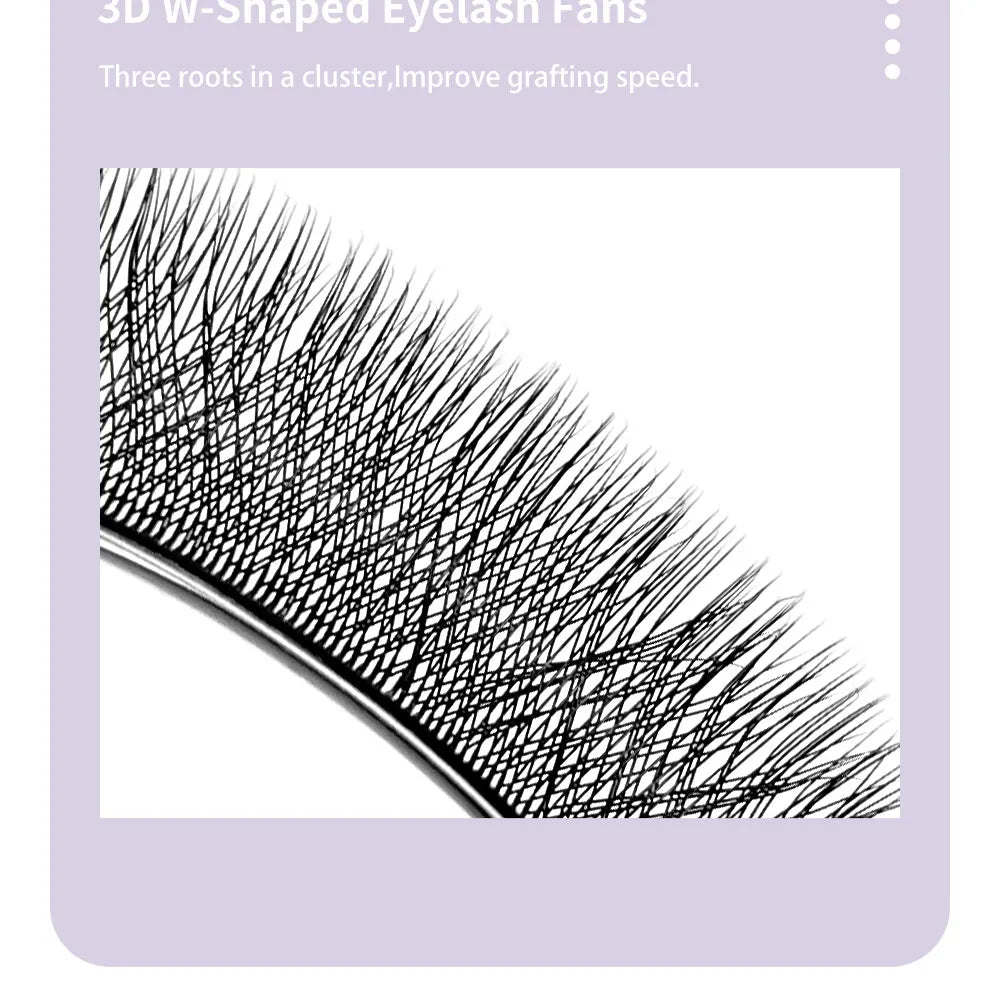 DIYDAY W Shape Eyelash Extension 3d 4d 5d 6d 7d 8d W Lashes Natural Soft