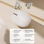 Wireless Open Ear Clip On Earbuds, Bluetooth Crystal Bowknot