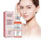 5-in-1 Fade Fine Lines Firming Face Serum Moisturizing Brightening Vitamin C