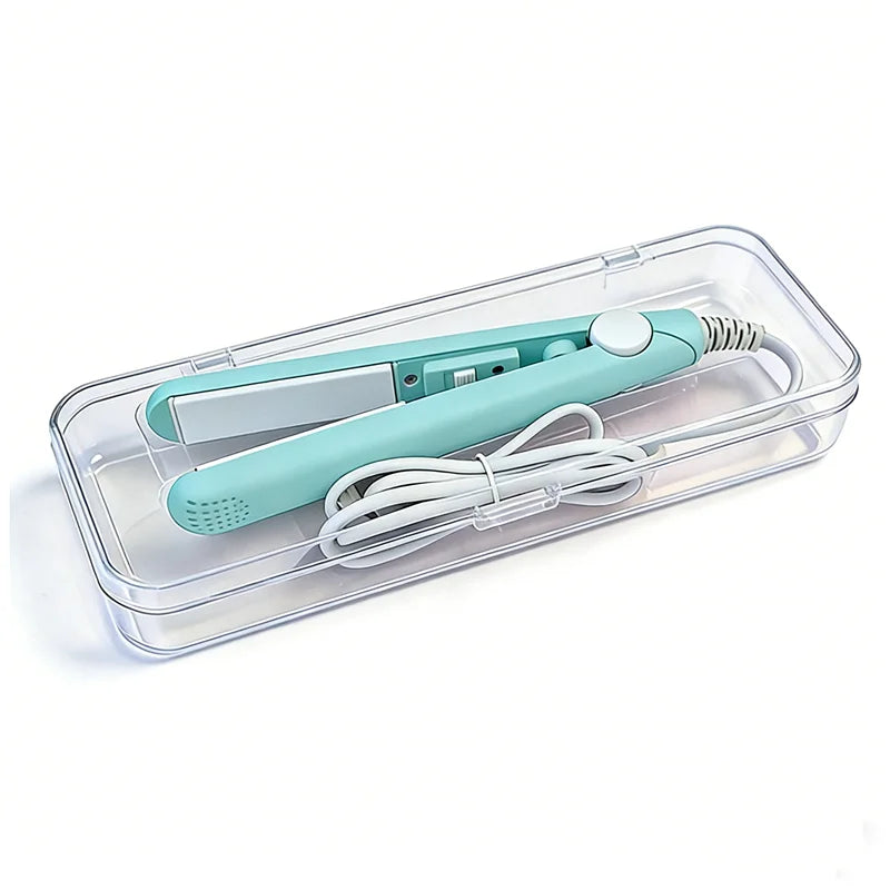 Chic Blue mini hair iron boxed package