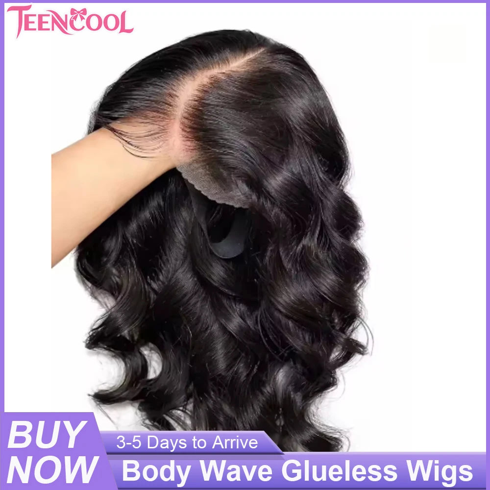 Glueless Body Wave Human Hair Wig 18 40" HD Lace