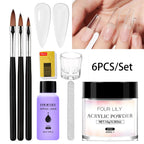 Acrylic Nail Kit | Acrylic Powder Liquid & Brush Nail Extension