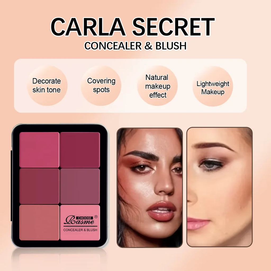 12 Color Concealer and Blush Palette Matte and Highlight Contour Makeup Rouge