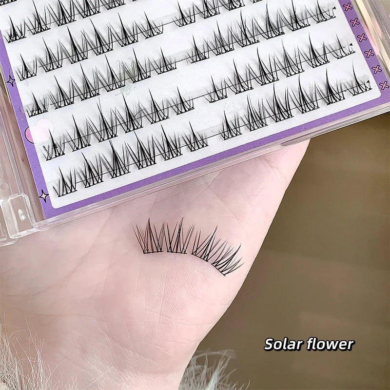 Gege Bear Sunflower False Eyelashes: Fairy Big Eyes, Trilogy False Eyelashes