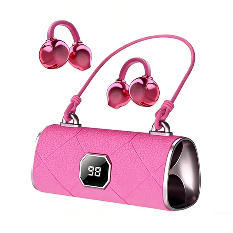 2026 Wireless Bluetooth Clip On Earbuds Noise Reduction Compact Fashion