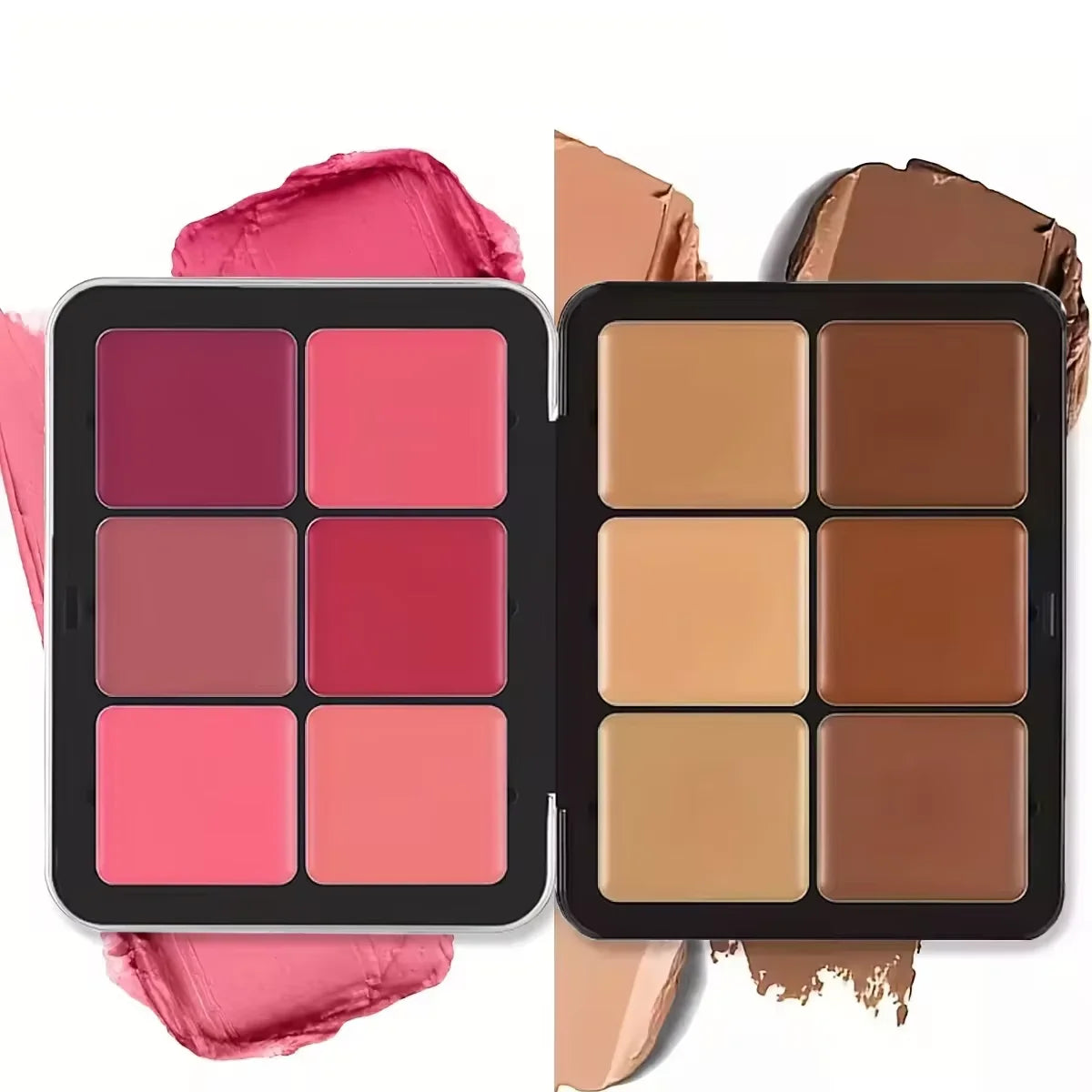 12 Color Concealer and Blush Palette Matte and Highlight Contour Makeup Rouge